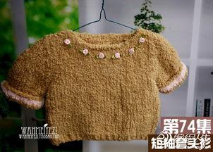 成人套头短袖的编织视频,成人套头短袖编织教程详解